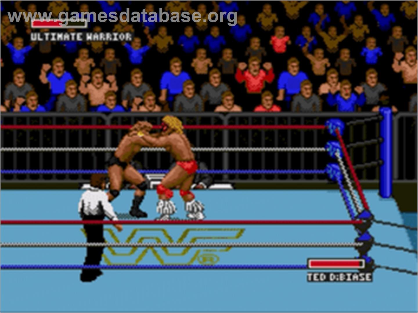 Wwf Super Wrestlemania - Sega Nomad - Artwork - In Game