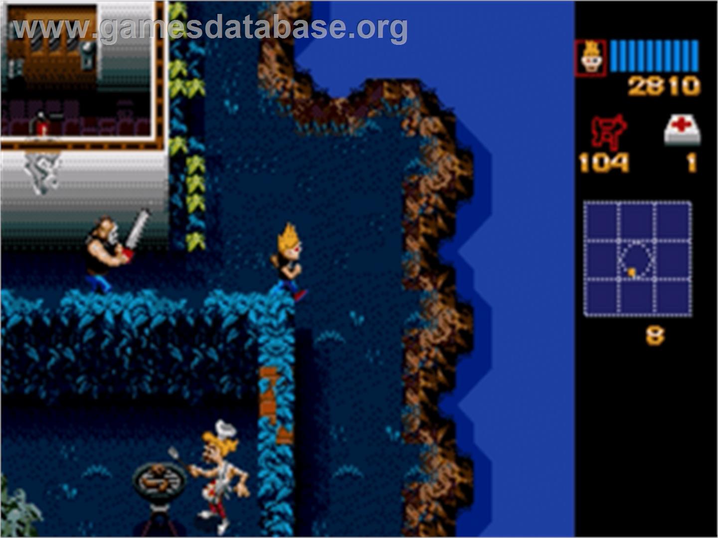 Zombies Ate My Neighbors - Sega Nomad - Artwork - In Game