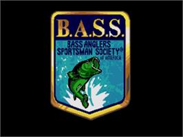 Title screen of Bass Masters Classic on the Sega Nomad.