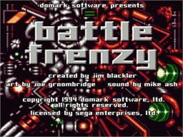 Title screen of Bloodshot on the Sega Nomad.
