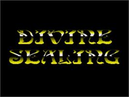 Title screen of Divine Sealing on the Sega Nomad.