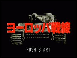 Title screen of Europa Sensen on the Sega Nomad.
