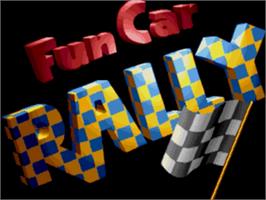 Title screen of Fun Car Rally on the Sega Nomad.