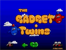 Title screen of Gadget Twins, The on the Sega Nomad.