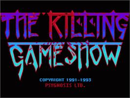Title screen of Killing Game Show, The on the Sega Nomad.