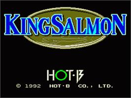 Title screen of King Salmon on the Sega Nomad.