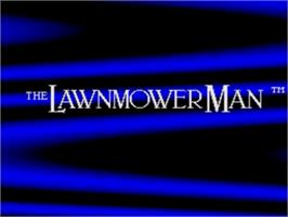 Title screen of Lawnmower Man, The on the Sega Nomad.