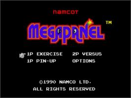 Title screen of Megapanel on the Sega Nomad.