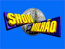 Title screen of Show Do Milhao on the Sega Nomad.