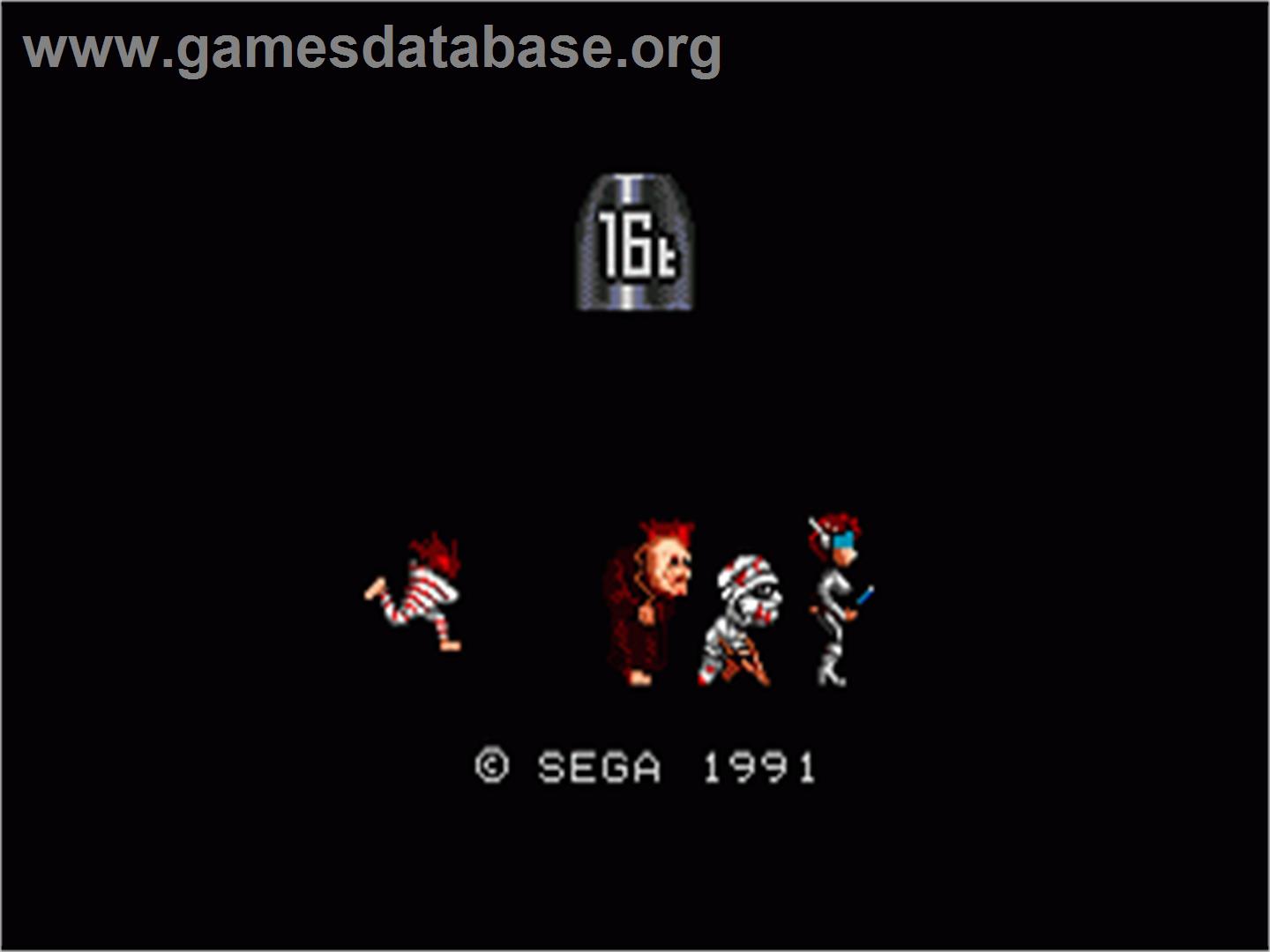16t - Sega Nomad - Artwork - Title Screen
