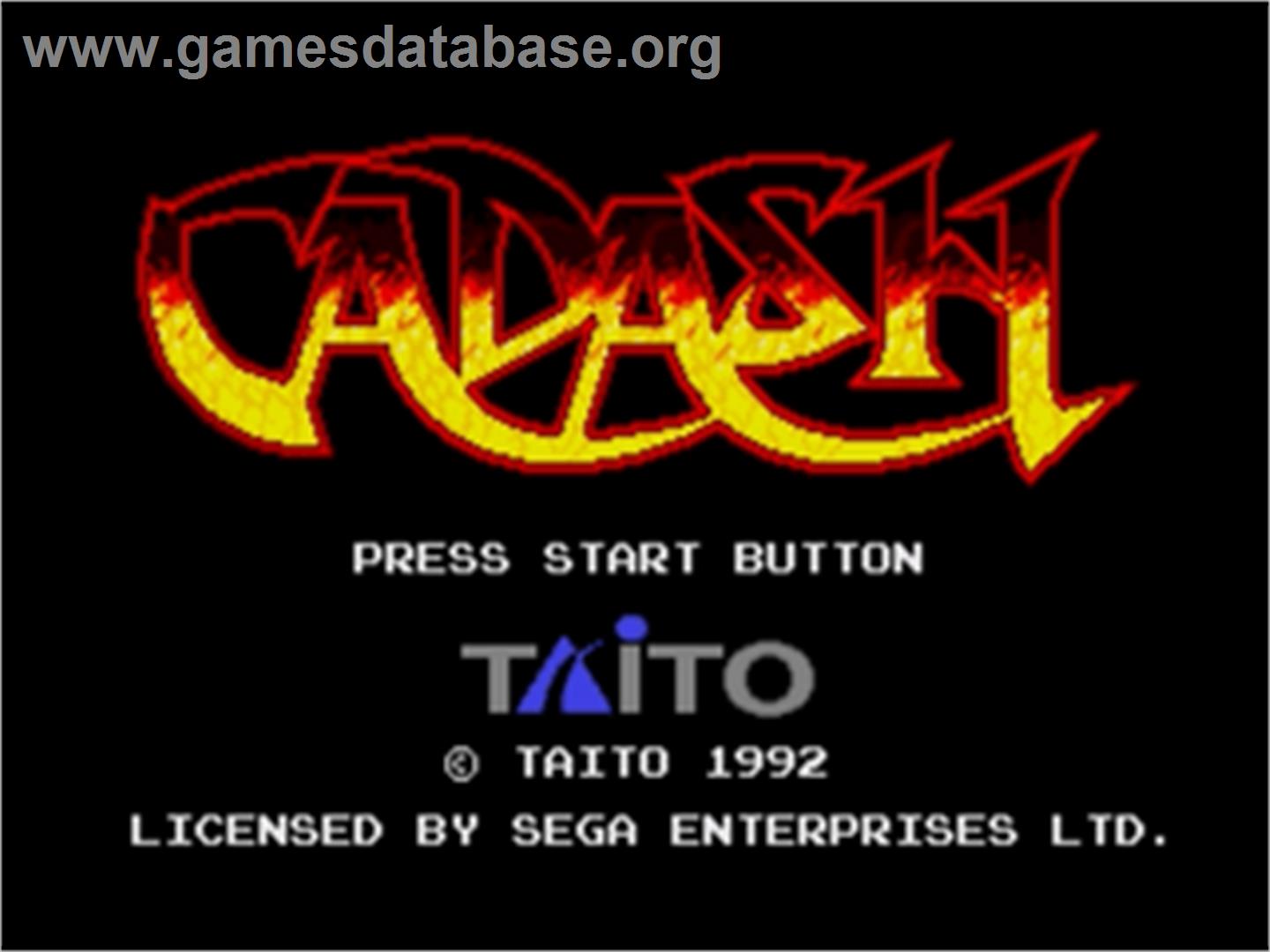 Cadash - Sega Nomad - Artwork - Title Screen
