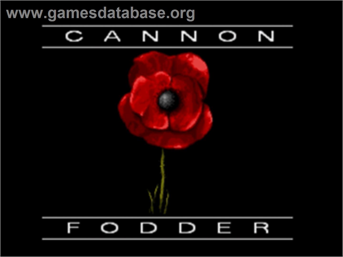 Cannon Fodder - Sega Nomad - Artwork - Title Screen
