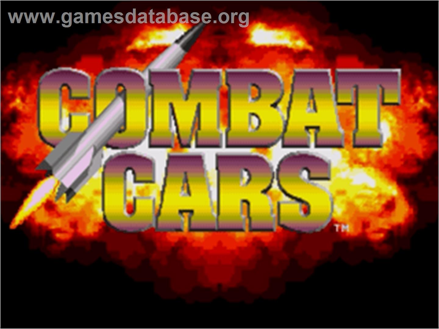 Combat Cars - Sega Nomad - Artwork - Title Screen
