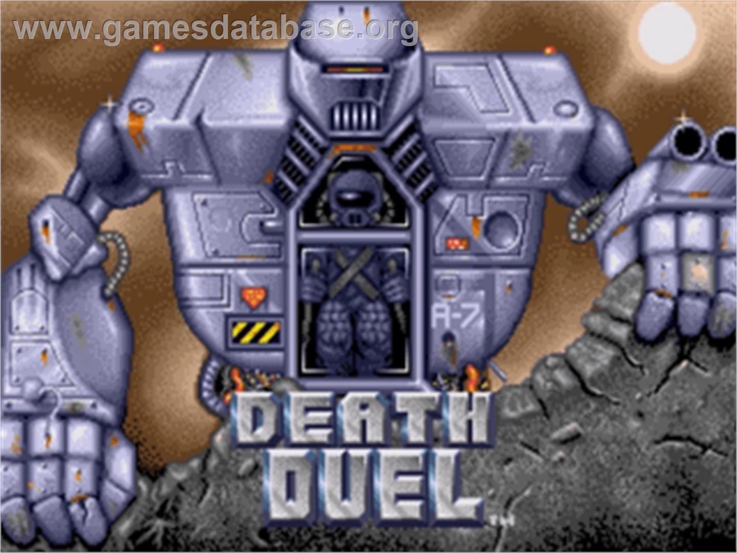 Death Duel - Sega Nomad - Artwork - Title Screen