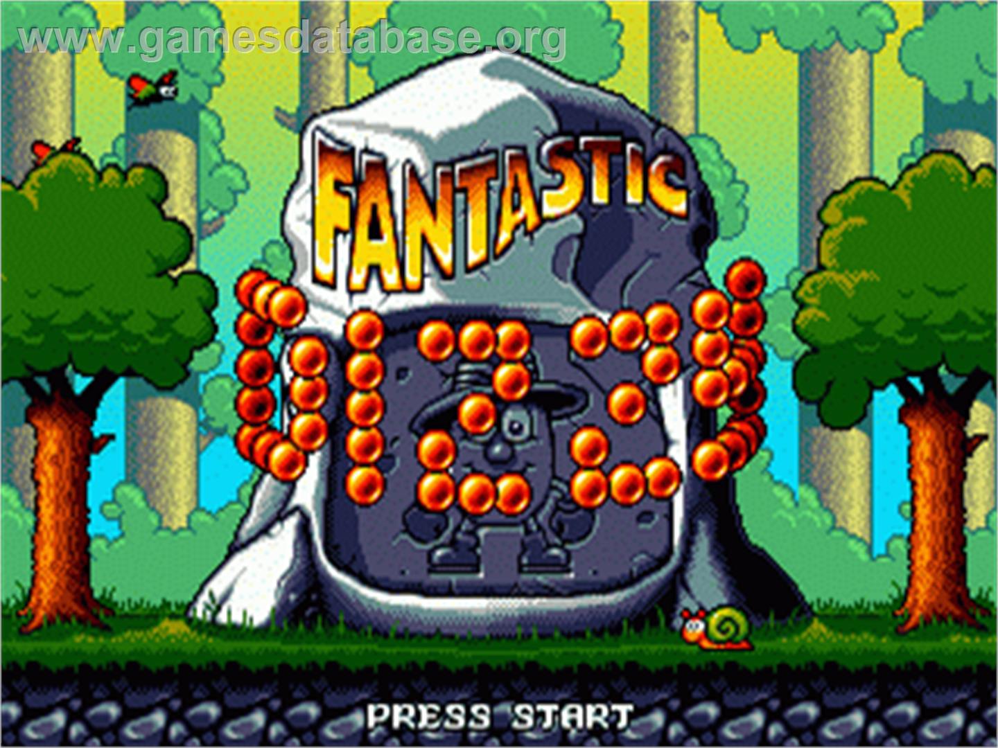 Fantastic Adventures of Dizzy, The - Sega Nomad - Artwork - Title Screen