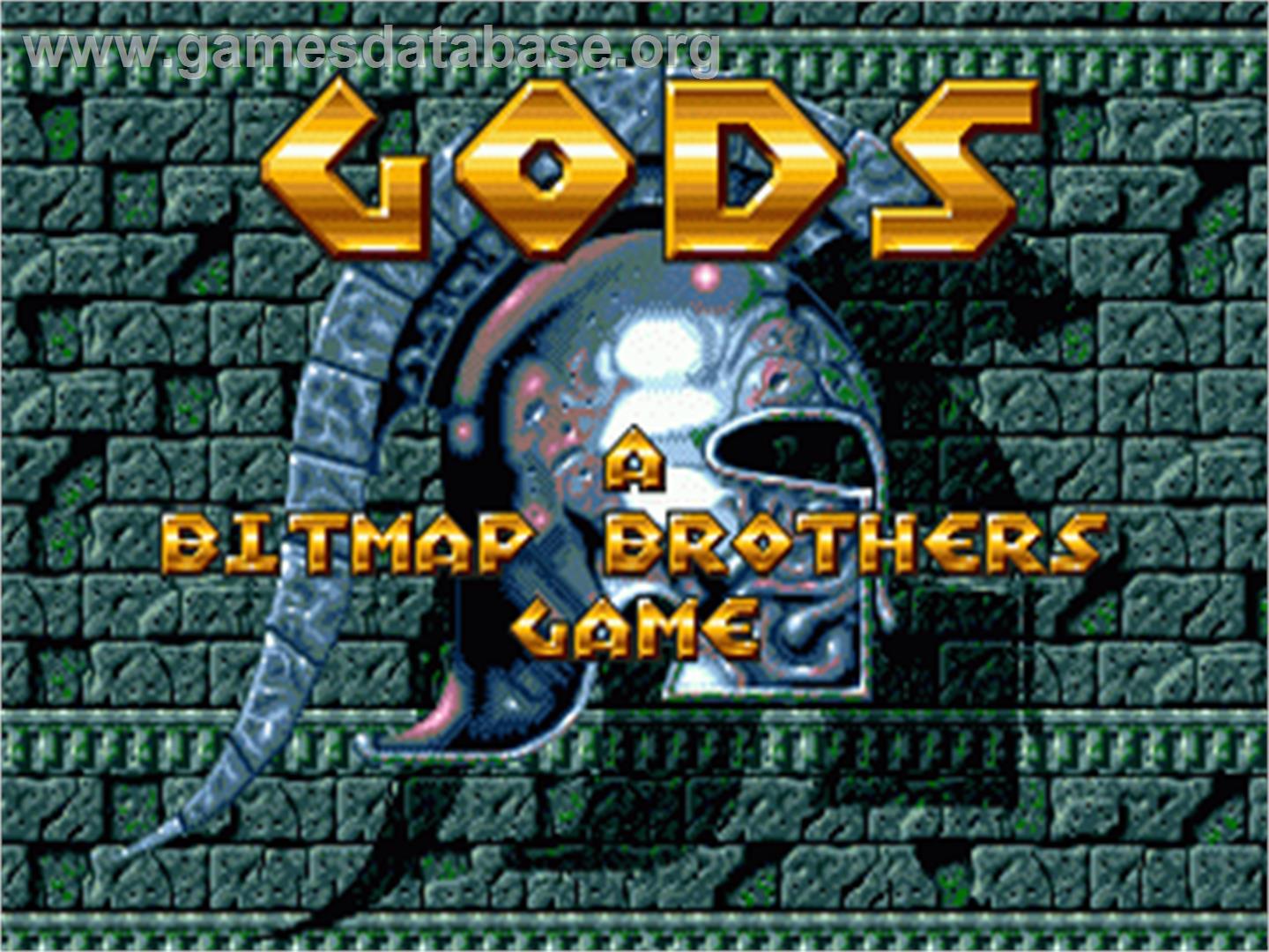Gods - Sega Nomad - Artwork - Title Screen