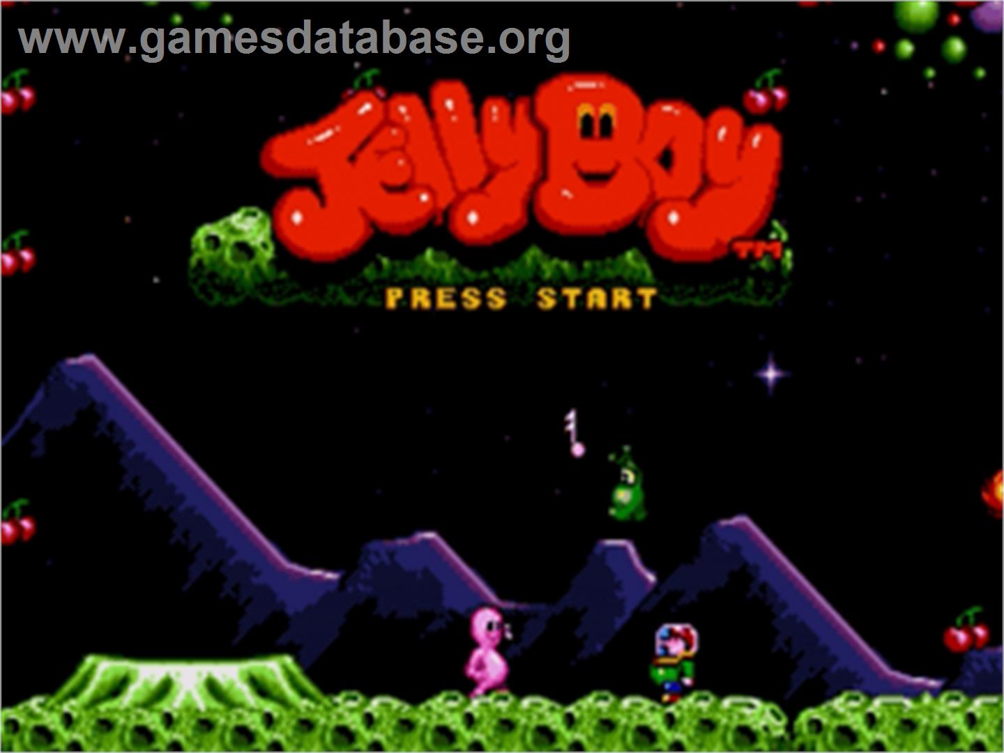 Jelly Boy - Sega Nomad - Artwork - Title Screen