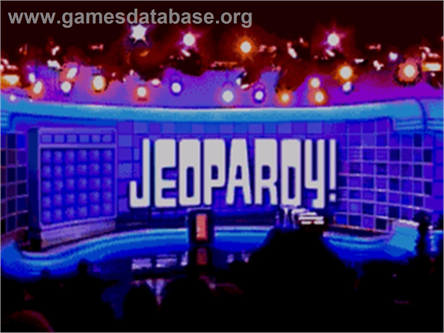 Jeopardy - Sega Nomad - Artwork - Title Screen