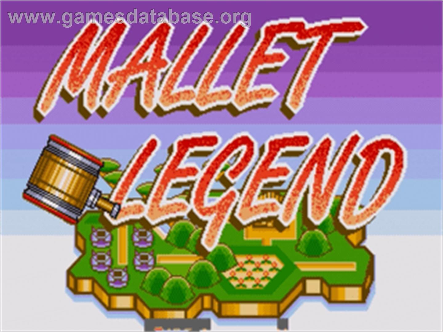 Mallet Legend - Sega Nomad - Artwork - Title Screen