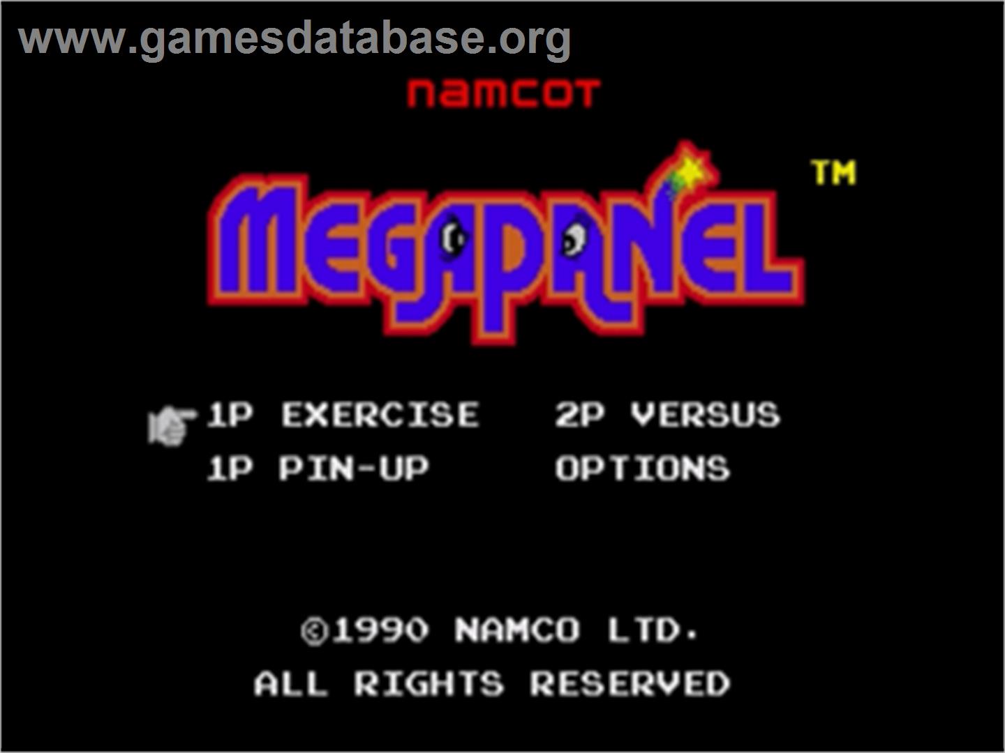 Megapanel - Sega Nomad - Artwork - Title Screen