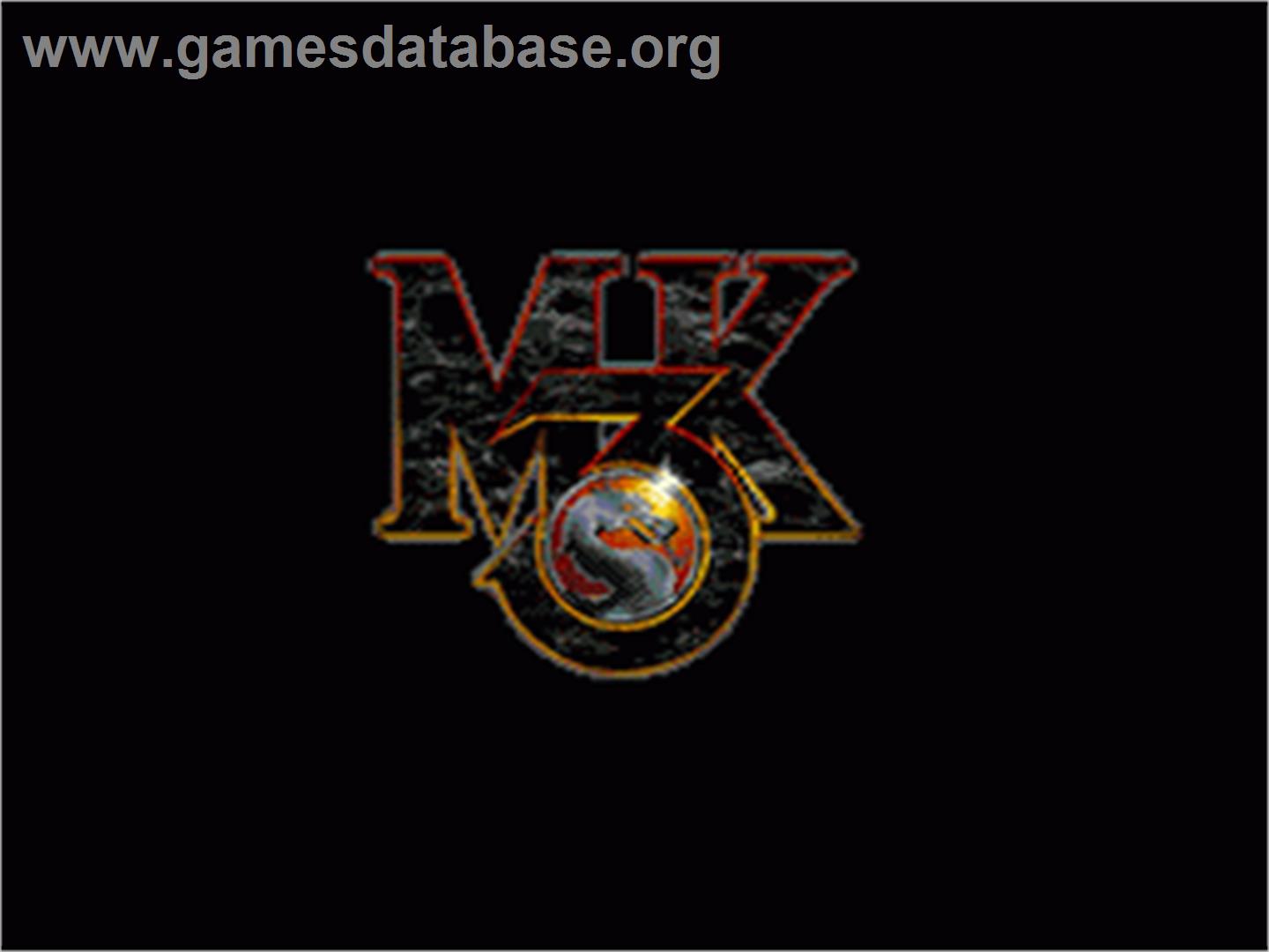 Mortal Kombat 3 - Sega Nomad - Artwork - Title Screen