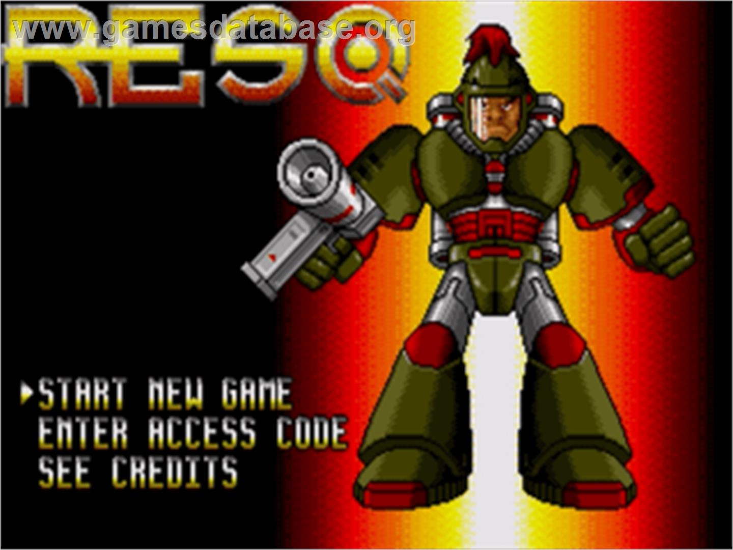 Resq - Sega Nomad - Artwork - Title Screen