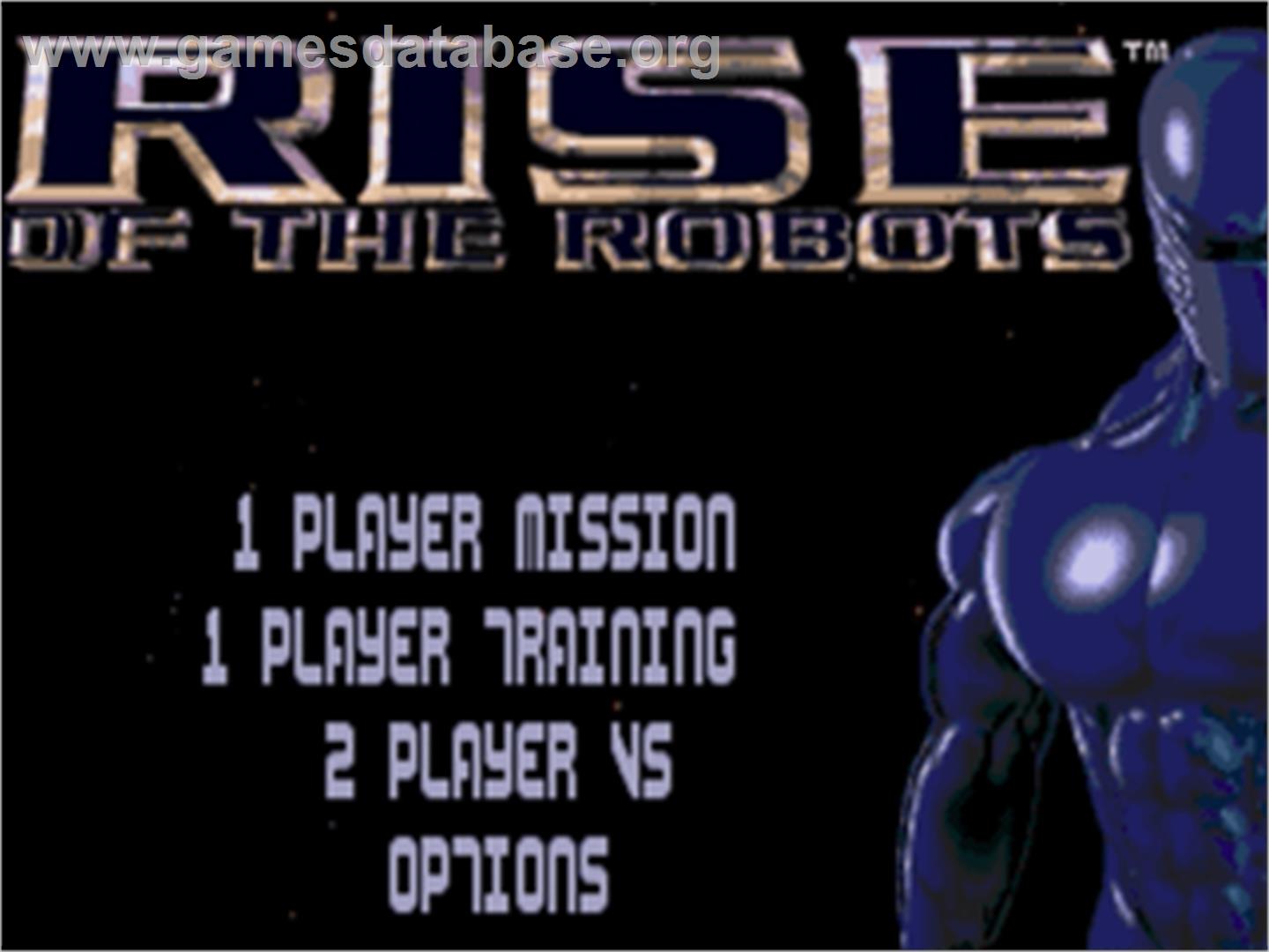Rise of the Robots - Sega Nomad - Artwork - Title Screen