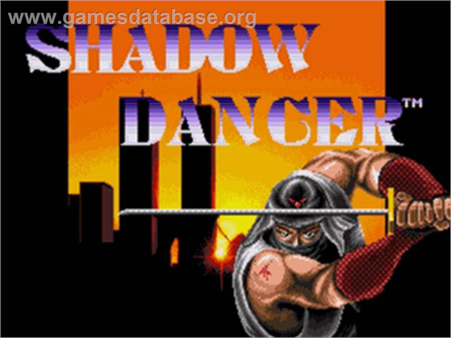 Shadow Dancer: The Secret of Shinobi - Sega Nomad - Artwork - Title Screen