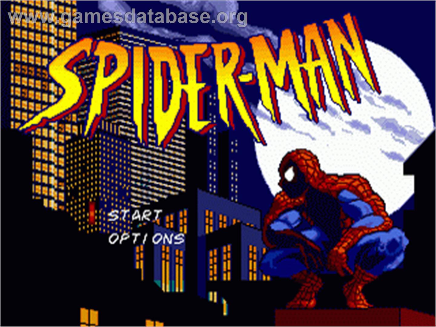 Spider-Man - Sega Nomad - Artwork - Title Screen