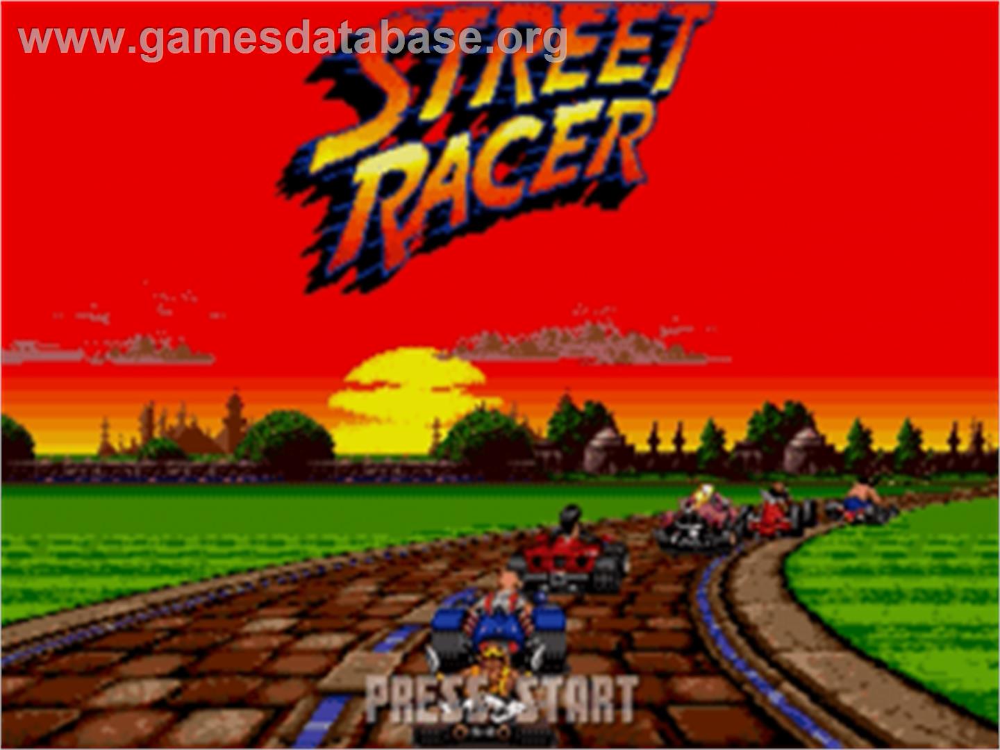 Street Racer - Sega Nomad - Artwork - Title Screen