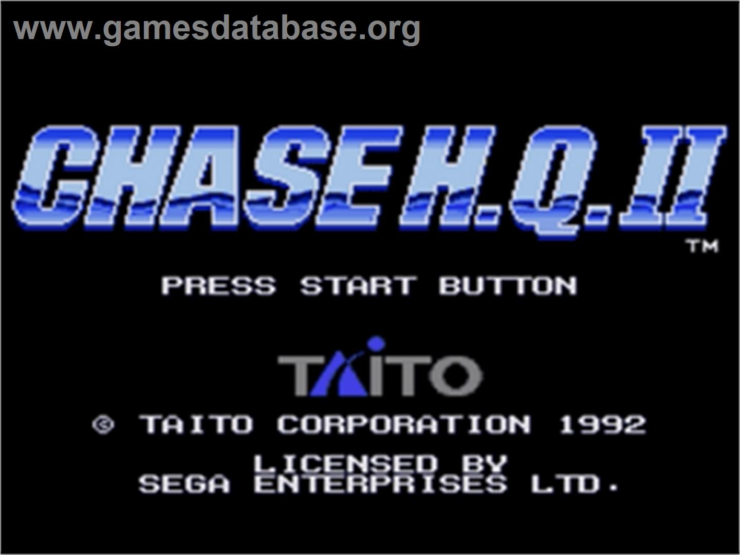 Super H.q. - Sega Nomad - Artwork - Title Screen