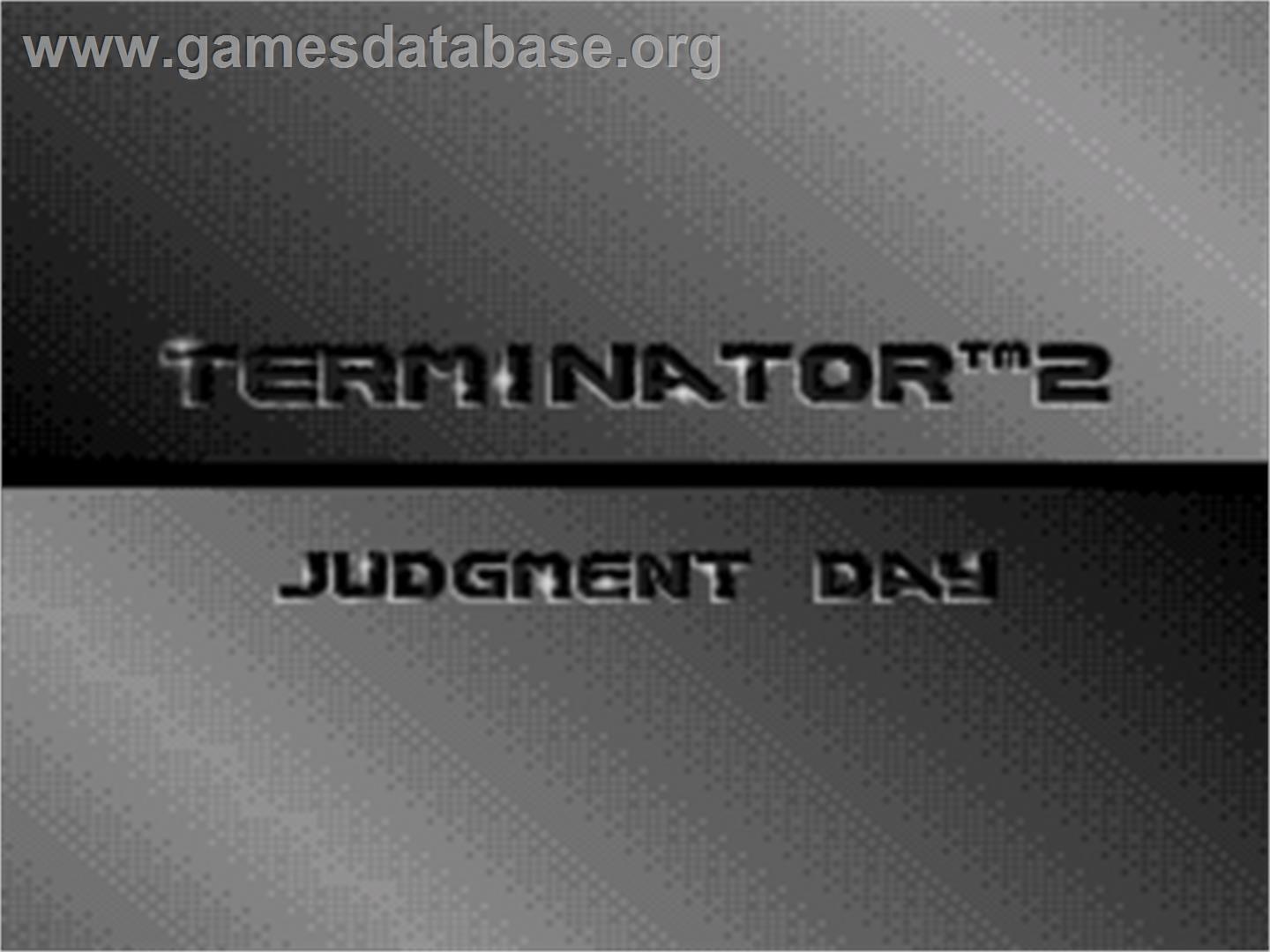 Terminator 2 - Judgment Day - Sega Nomad - Artwork - Title Screen