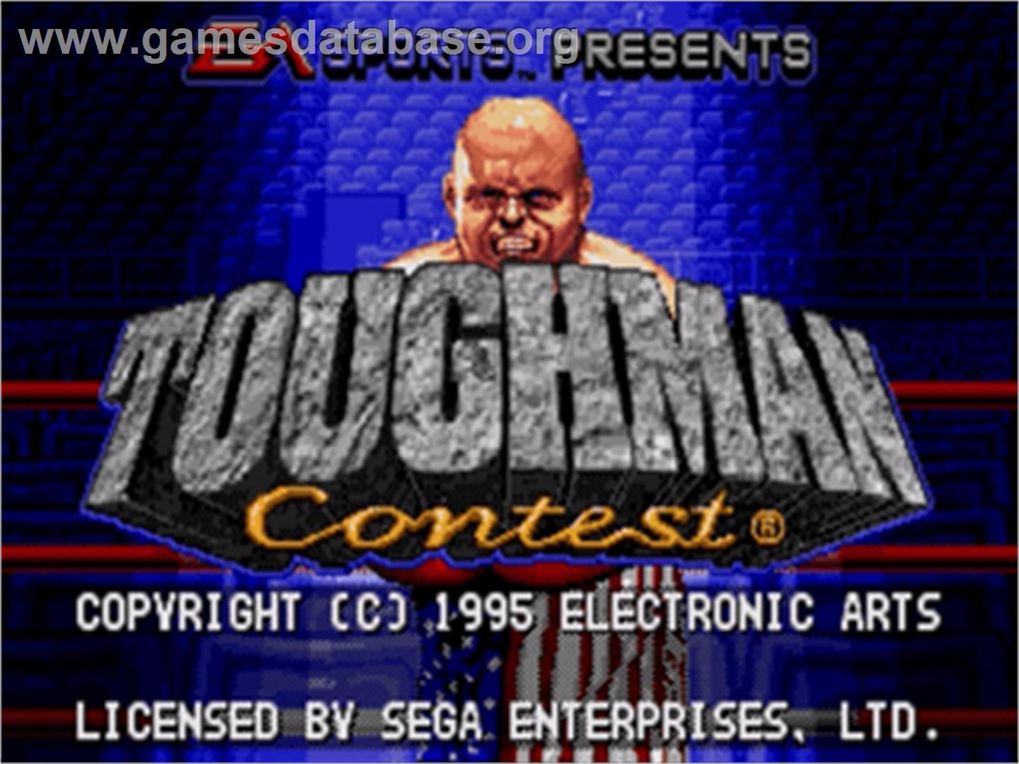 Toughman Contest - Sega Nomad - Artwork - Title Screen