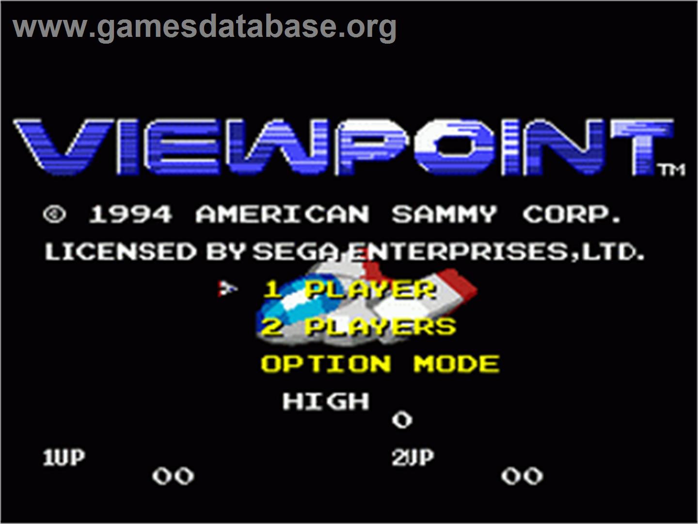 Viewpoint - Sega Nomad - Artwork - Title Screen
