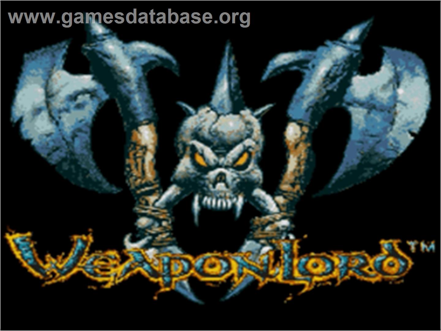 Weaponlord - Sega Nomad - Artwork - Title Screen