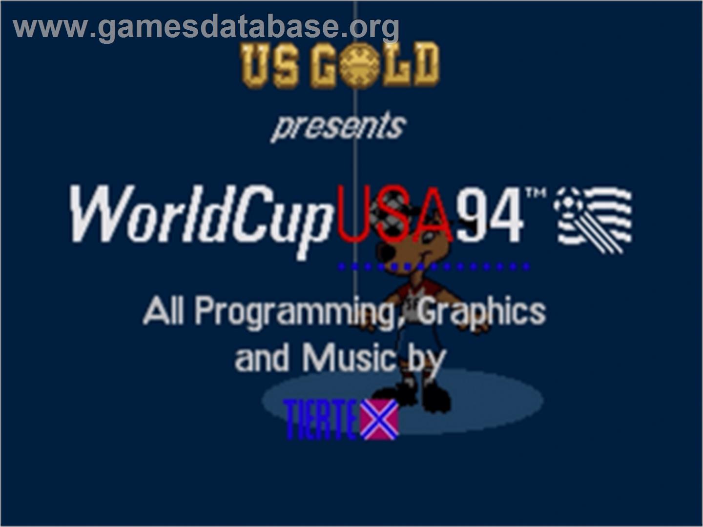 World Cup USA '94 - Sega Nomad - Artwork - Title Screen