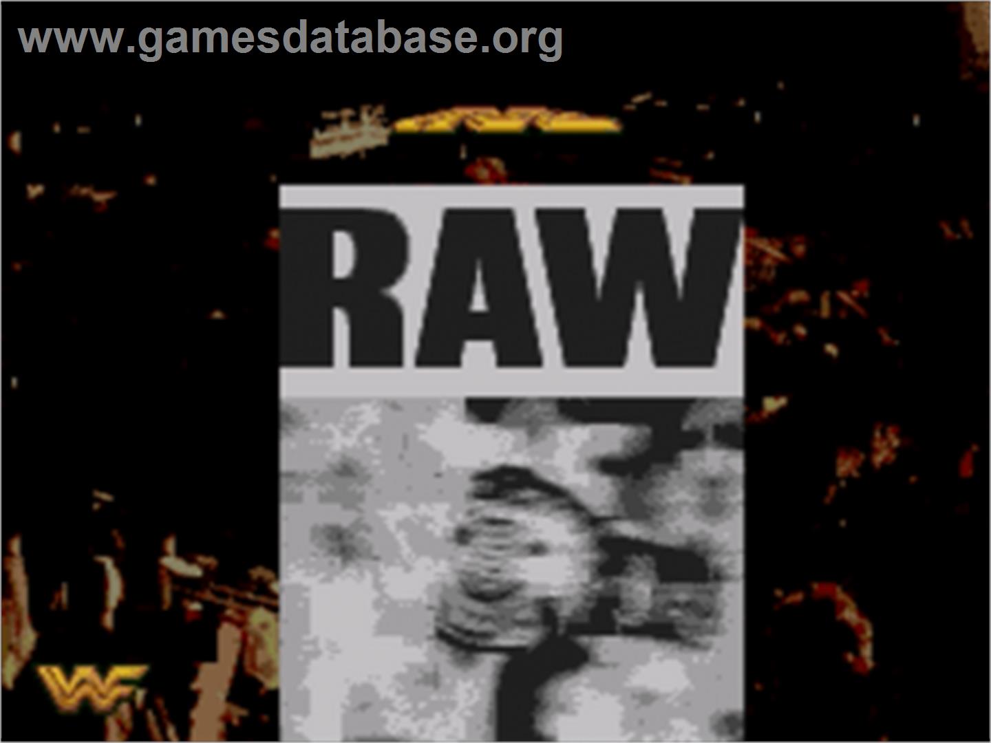 Wwf Raw - Sega Nomad - Artwork - Title Screen