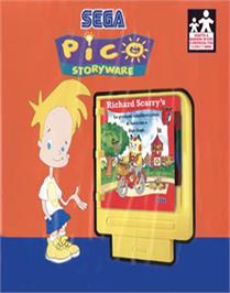 Box cover for Richard Scarry's La Giornata Indaffaratissima di Sandrino e Zigo-Zago on the Sega Pico.