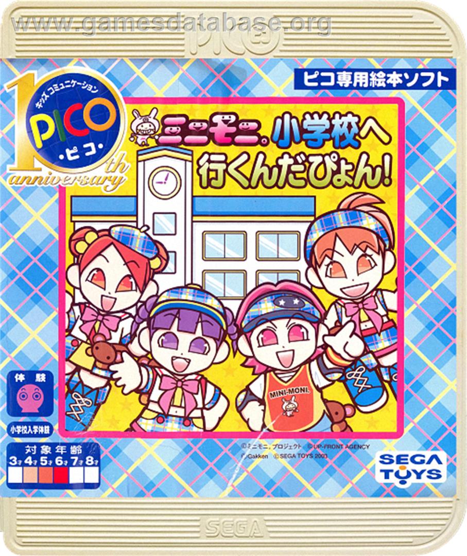 MiniMoni. Shougakkou e Ikundapyon! - Sega Pico - Artwork - Box
