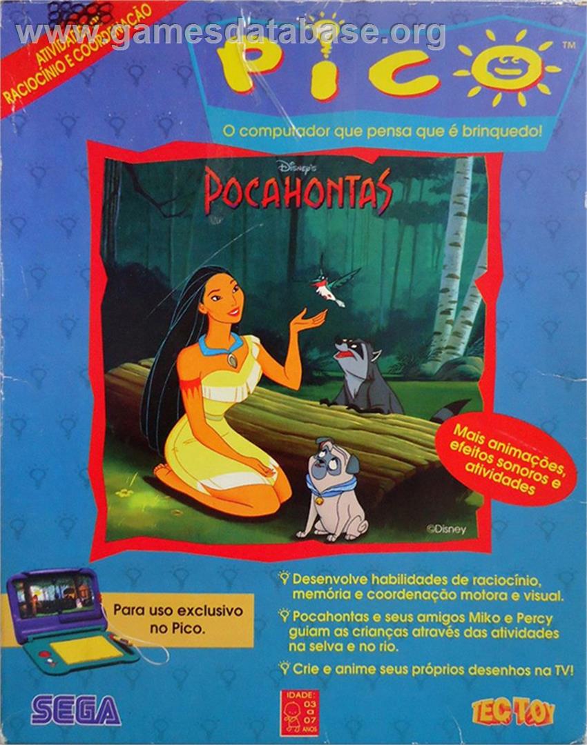 Pocahontas - Sega Pico - Artwork - Box