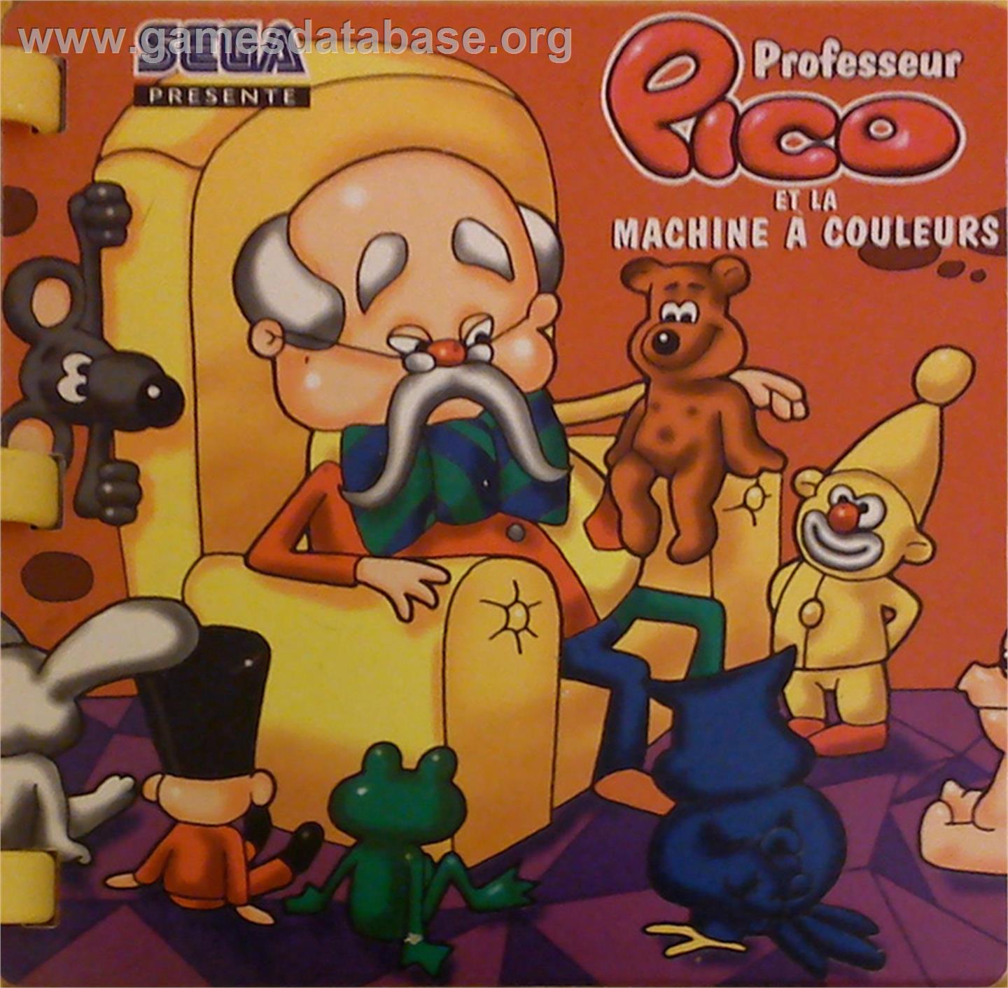 Professor Pico und das Malkasten Puzzle - Sega Pico - Artwork - Box
