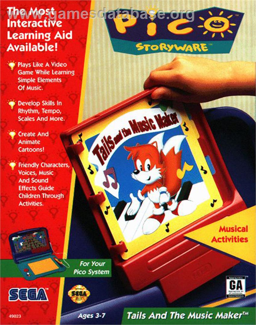 Tails und der Musikant - Sega Pico - Artwork - Box