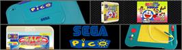 Arcade Cabinet Marquee for Doraemon - Chiiku Asobi Dora-Land.