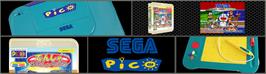 Arcade Cabinet Marquee for Doraemon - Ensoku, Imohori, Undoukai.