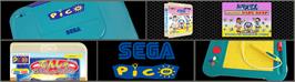 Arcade Cabinet Marquee for Doraemon - Yometa yo, Kaketa yo Hiragana Katakana.