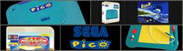 Arcade Cabinet Marquee for Ecco Jr. und die Grosse Schatzsuche im Ozean!.