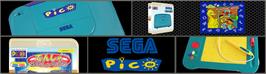 Arcade Cabinet Marquee for Sesame Street - Alphabet Avenue.