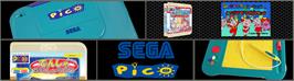 Arcade Cabinet Marquee for Ultraman Kids - Tobidase! Space Picnic.