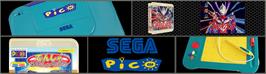 Arcade Cabinet Marquee for Ultraman Tiga.