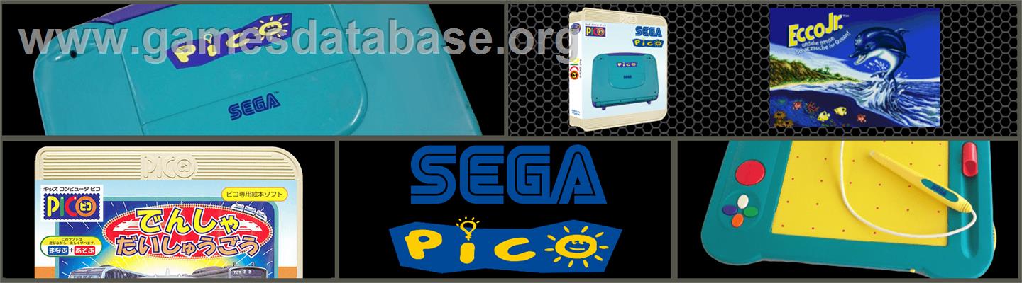 Ecco Jr. und die Grosse Schatzsuche im Ozean! - Sega Pico - Artwork - Marquee